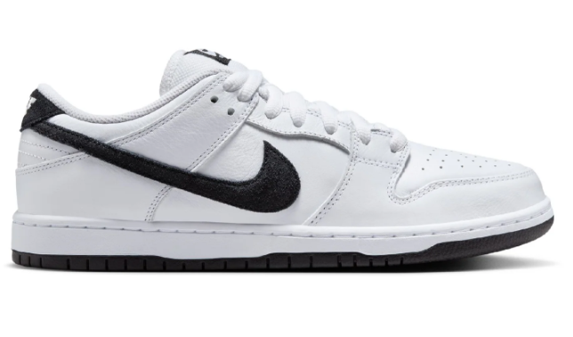 Nike SB Dunk Low Pro 'White/Black/White' | Men's Skateboarding Shoe