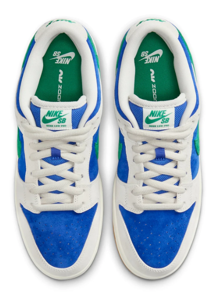 Nike SB Dunk Low 'Hyper Royal Malachite' – Phantom / Malachite / Hyper Royal (HF3704-001)