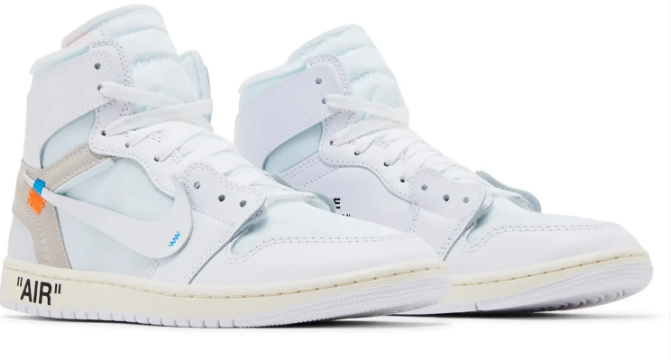 Air Jordan 1 Retro High 'Virgil Abloh Archive - Alaska' AA3834-100
