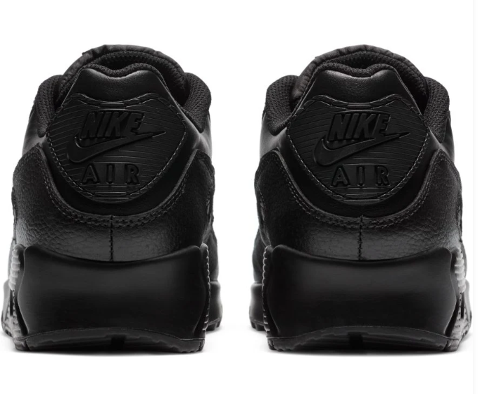 Men's Air Max 90 LTR Leather Triple Black