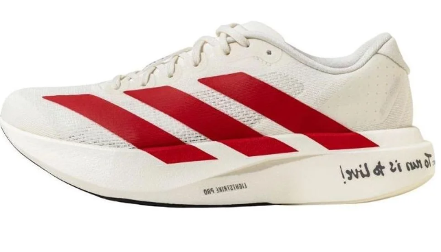 Adidas Adizero EVO SL 'White/Red' Men's Running Shoes – JS1182