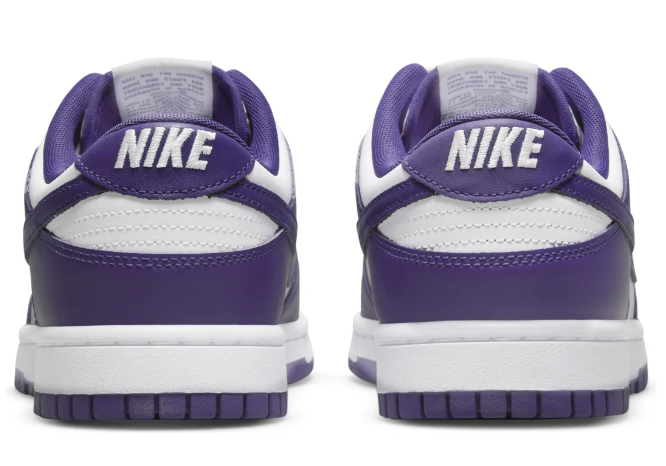 Nike Dunk Low 'Championship Purple' – White / Championship Purple (DD1391-104)