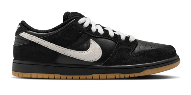 Nike SB Dunk Low Pro – Black/White/Gum | HF3704-003