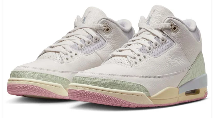 Air Jordan 3 Retro OG 'Spring Is In The Air' – Sail/Jade Aura/Iced Carmine | IF4396-100