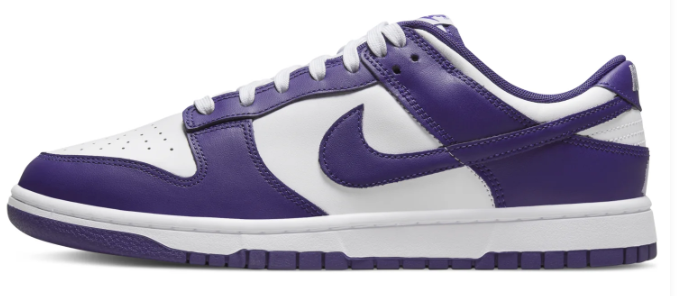 Nike Dunk Low 'Championship Purple' – White / Championship Purple (DD1391-104)