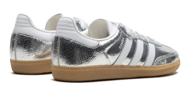 Adidas Samba OG WMNS 'Cracked Silver' JR0035 | Women's Sneakers