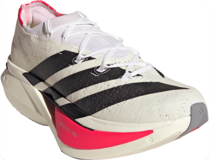 Adidas Adizero Prime X 3 Strung Men's Running Shoes – White/Black/Pink
