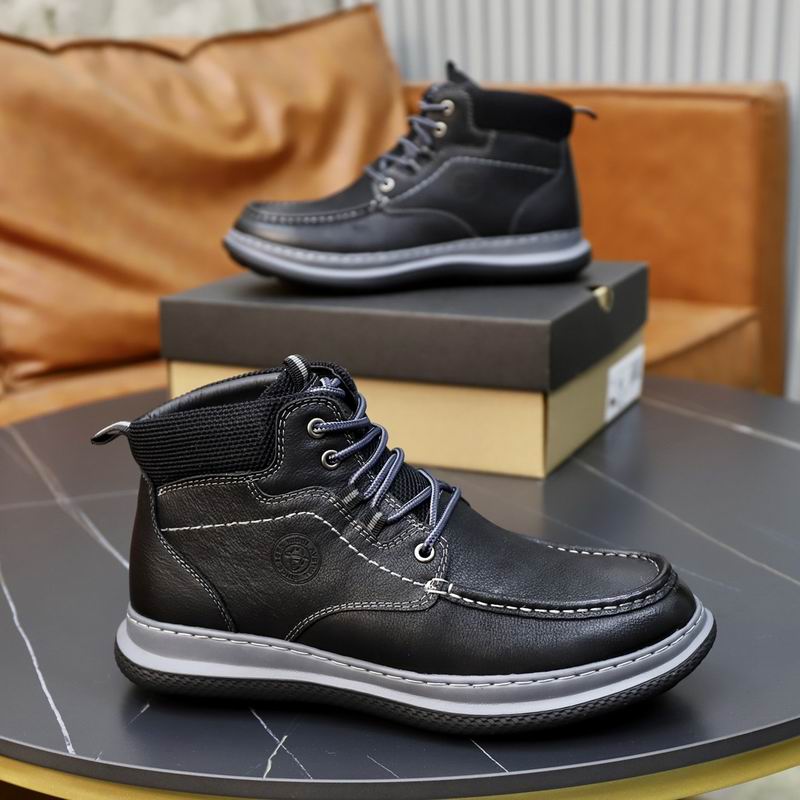 Men's Leather Chukka Boot | Black | Sizes 38–44