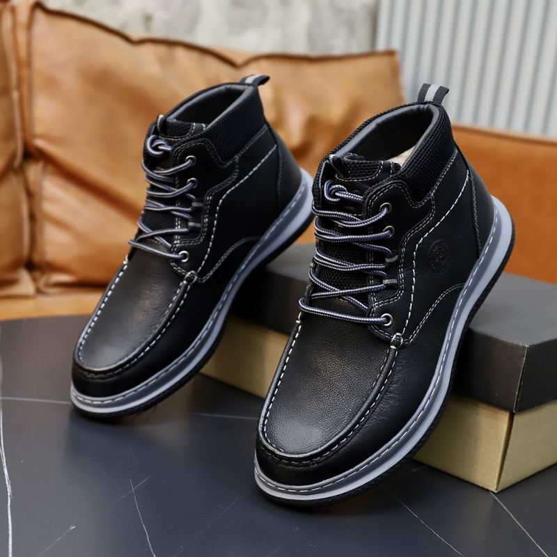 Men's Leather Chukka Boot | Black | Sizes 38–44