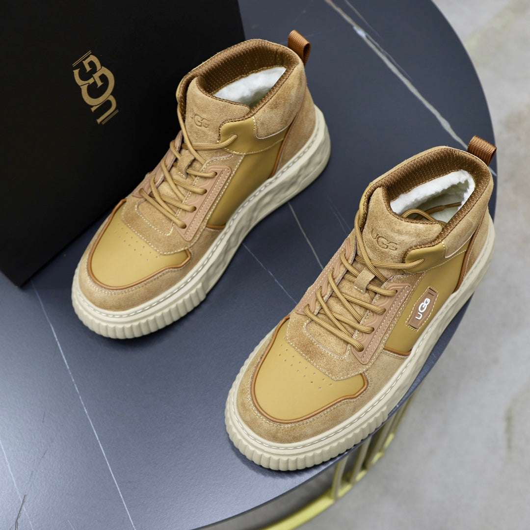UGG High-Top Sneaker Boot | Wheat | Shearling-Lined