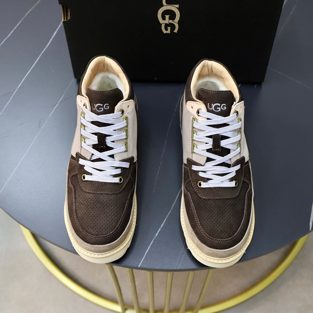 UGG High-Top Sneaker | Dark Brown & Grey