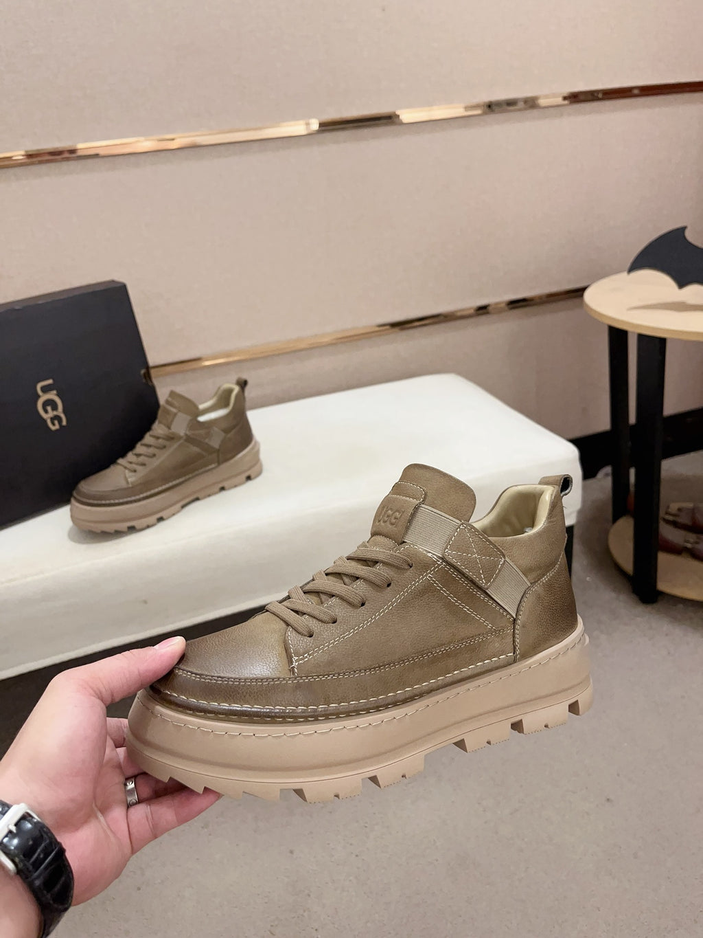 UGG Mid-Top Sneaker | Olive Grey