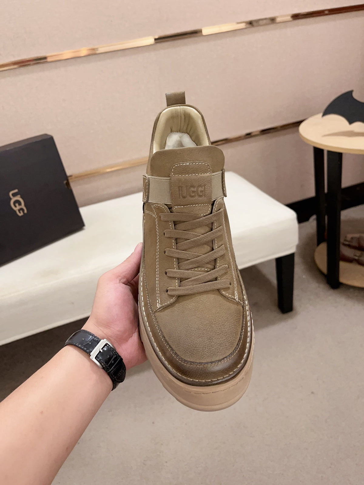 UGG Mid-Top Sneaker | Olive Grey