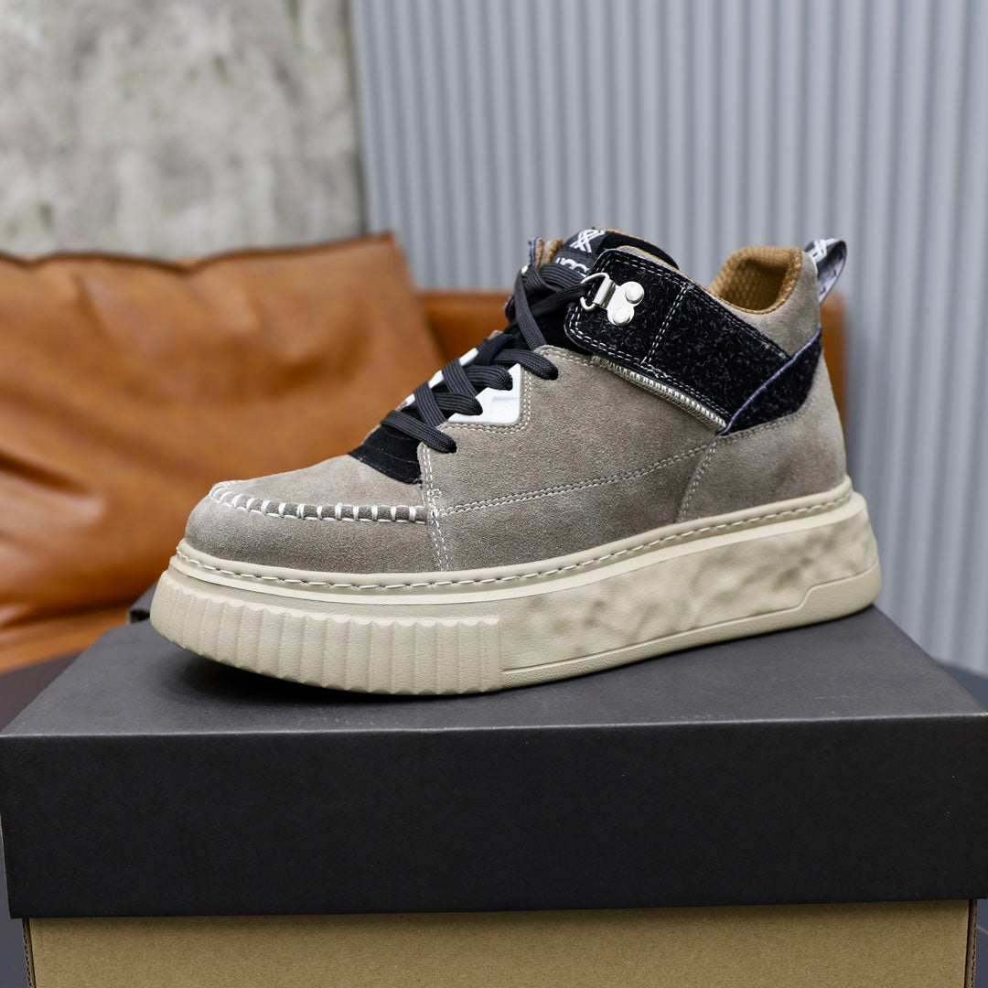UGG Low-Top Sneaker | Grey Suede & Black Patent | EU 39–44