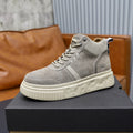 UGG High-Top Sneaker | Stone Grey Suede & Shearling