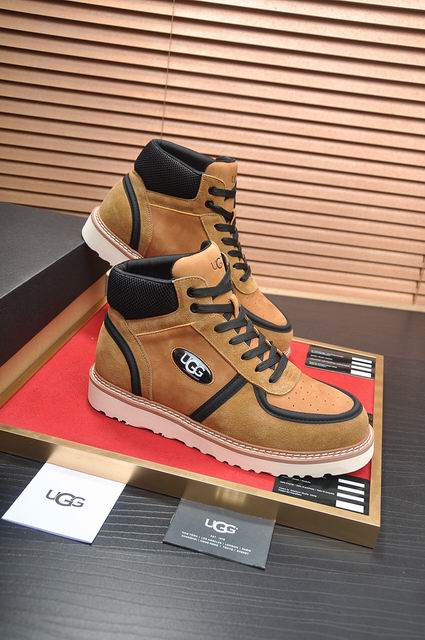 UGG High-Top Sneaker | Wheat Tan Suede & Cream Lug Sole