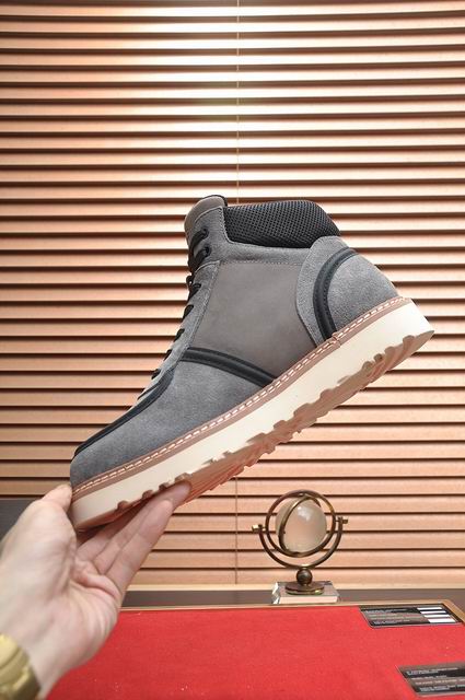 UGG High-Top Sneaker | Slate Grey Suede & Cream Lug Sole