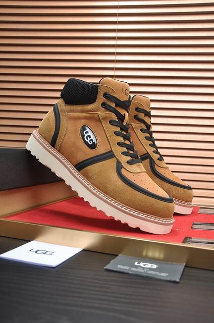UGG High-Top Sneaker | Wheat Tan Suede & Cream Lug Sole