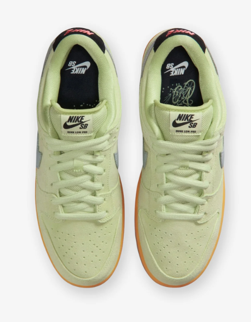 Nike SB Dunk Low Pro 'Light Liquid Lime' | Men's Skateboarding Shoe