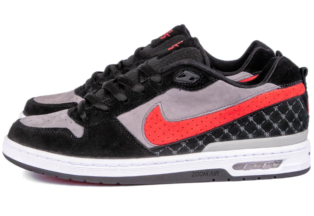 Nike SB Paul Rodriguez Zoom Air 1 'BRED' Black/Varsity Red/Flint Grey