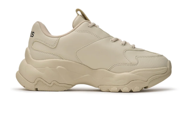 MLB BIG BALL CHUNKY A NY YANKEES SNEAKER (BEIGE)