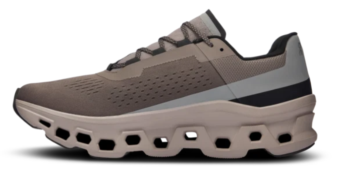 On Men's Cloudmonster 'Cinder Fog' Running Shoes