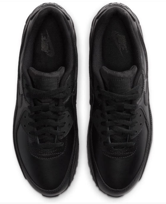 Men's Air Max 90 LTR Leather Triple Black