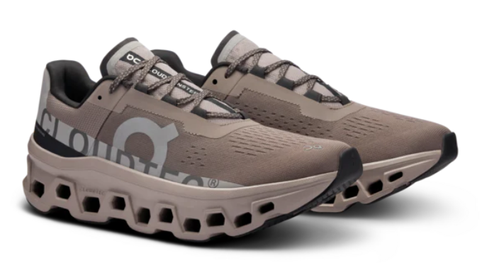 On Men's Cloudmonster 'Cinder Fog' Running Shoes