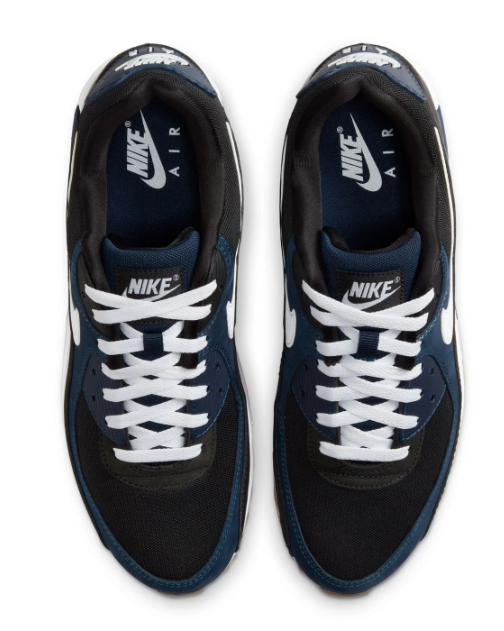 Nike Air Max 90 – Men's Sneakers | Midnight Navy/Black/White