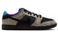 Nike SB Dunk Low x Dashawn Jordan 'Snake Skin' – Black / Fierce Purple