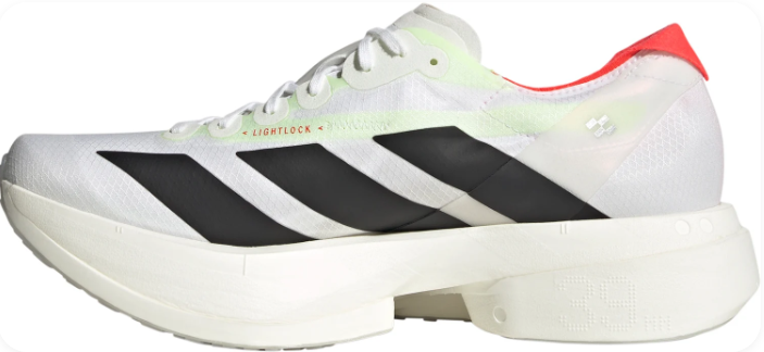 Adidas Adizero Adios Pro 4 Men's Running Shoes – White/Black/Solar Red