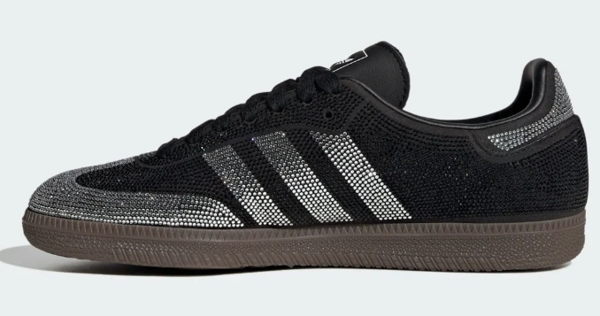Adidas Samba OG WMNS 'Rhinestone Black Silver' – IH9052